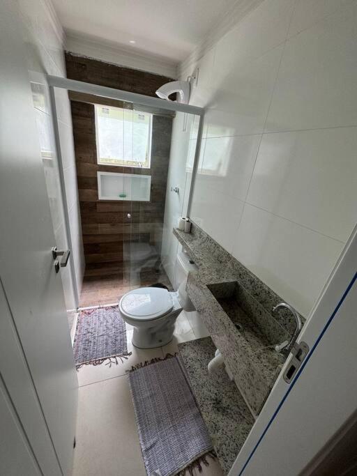 Aparto Canto Da Praia /40M D Mar Apartment Bombinhas Bagian luar foto